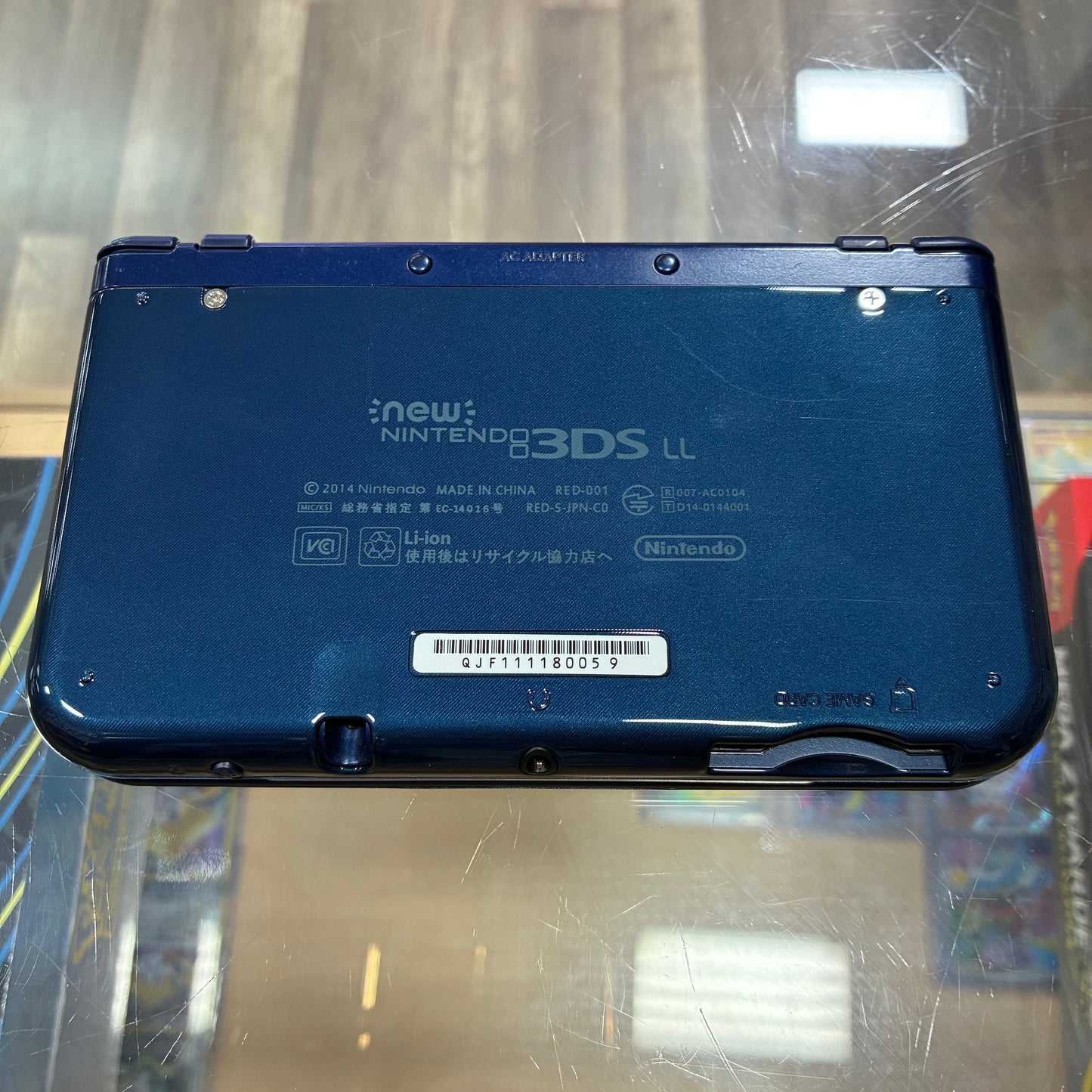 (059) New Nintendo 3DS XL Handheld System (Blue) w/ Charger (Region Free)(JAPANESE TO US)