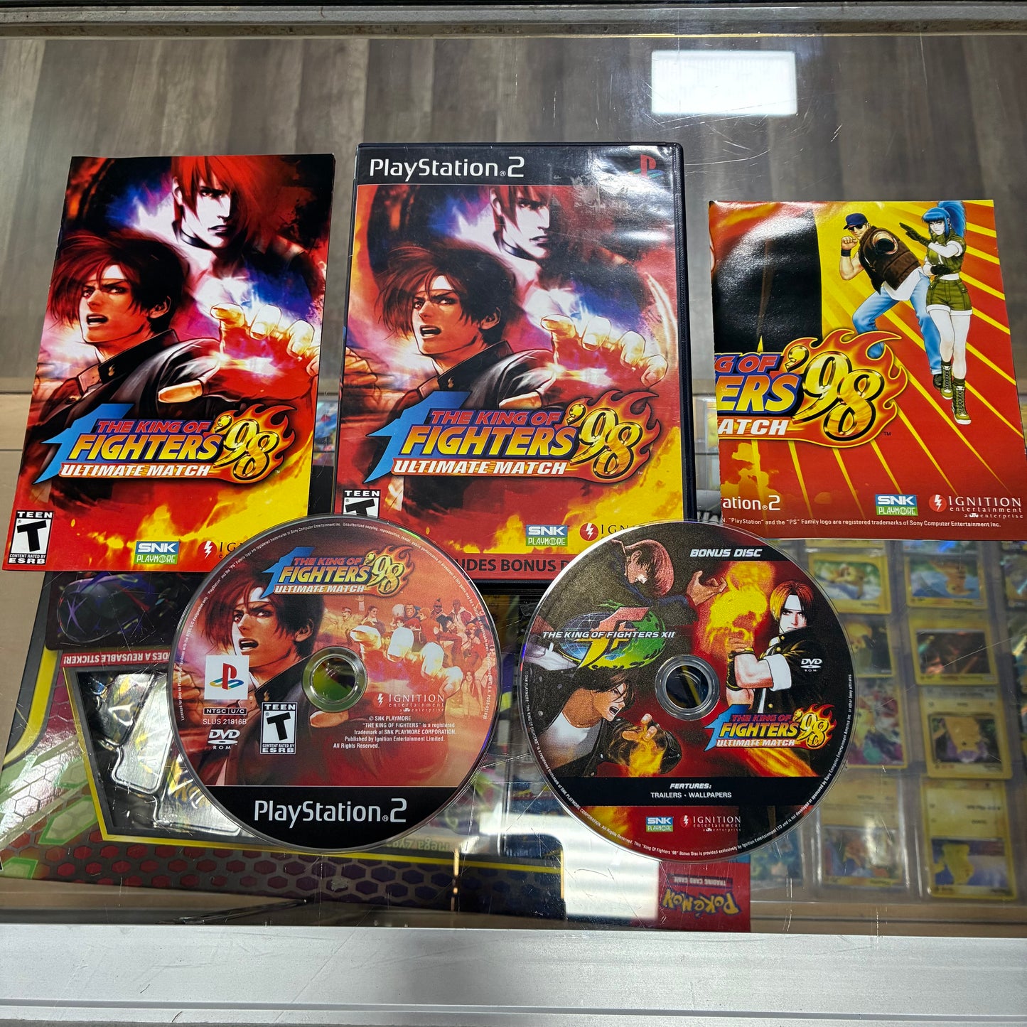 King of Fighters ‘98 Ultimate Match w/ Poster PlayStation 2