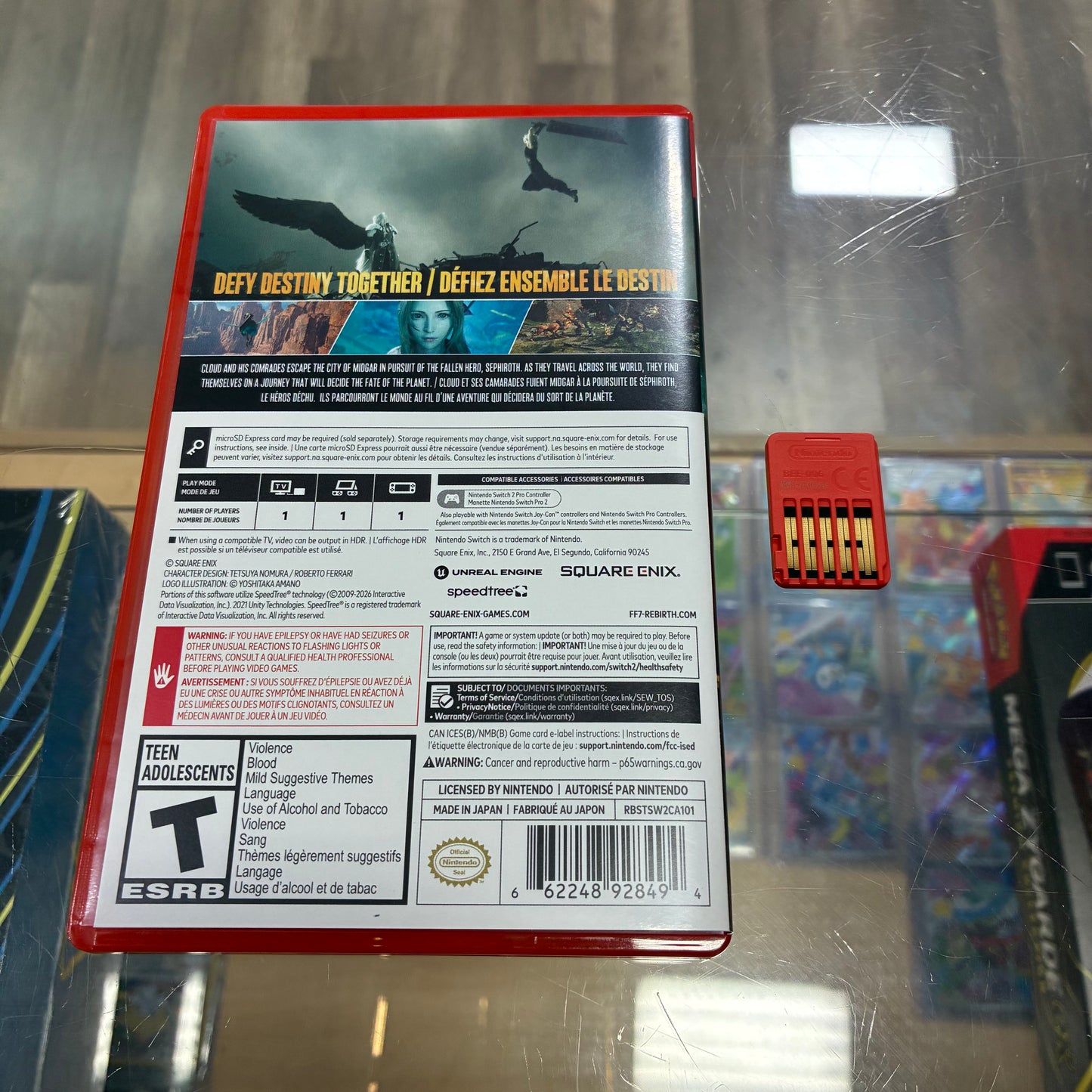 Final Fantasy VII Rebirth Nintendo Switch 2
