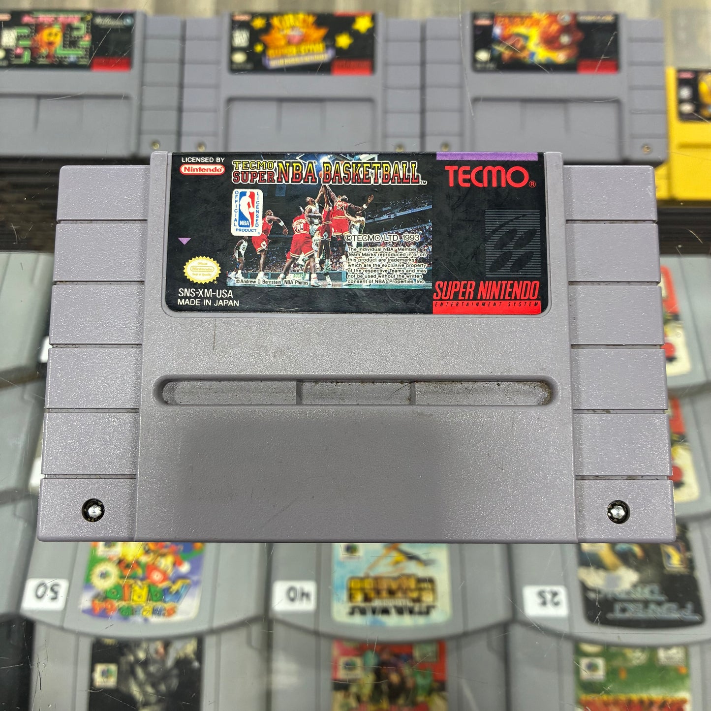 Tecmo Super NBA Basketball Super Nintendo