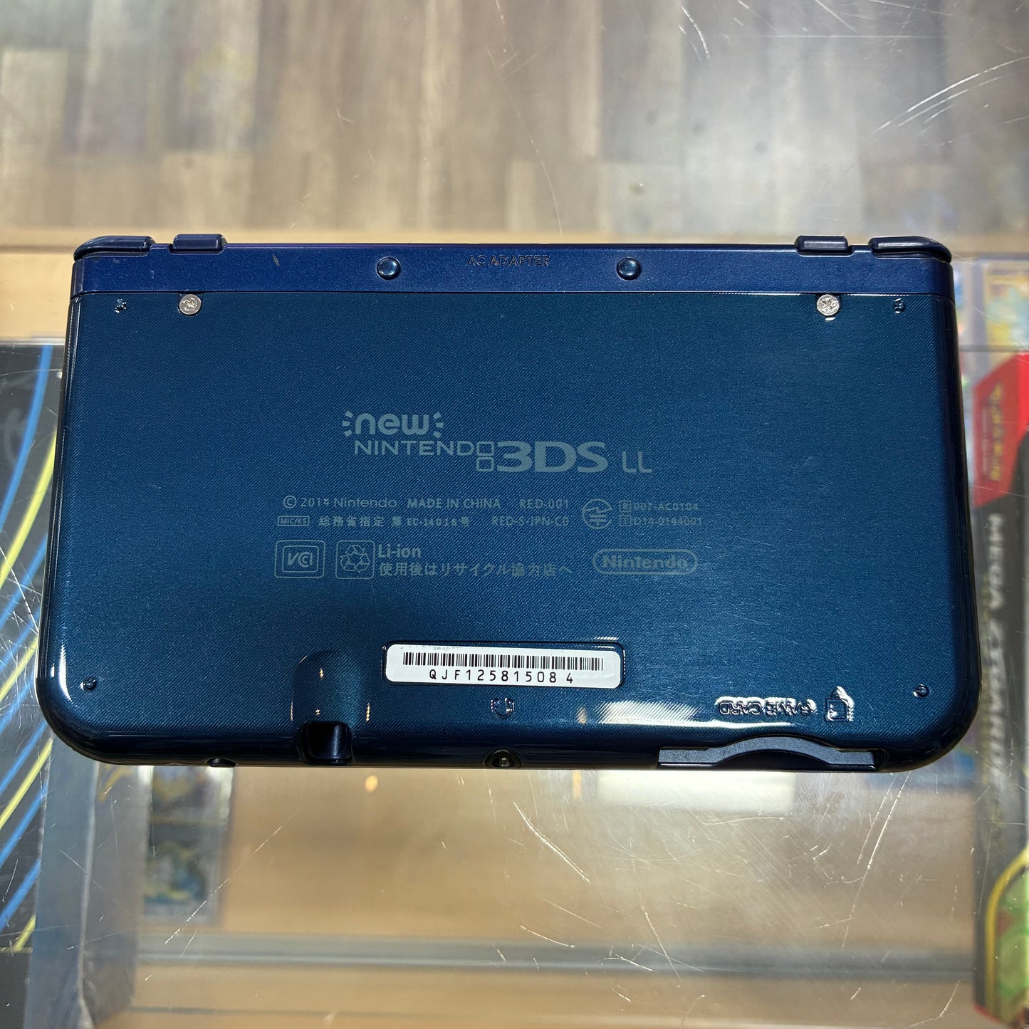 (084) New Nintendo 3DS XL Handheld System (Blue) w/ Charger (Region Free)(JAPANESE TO US)