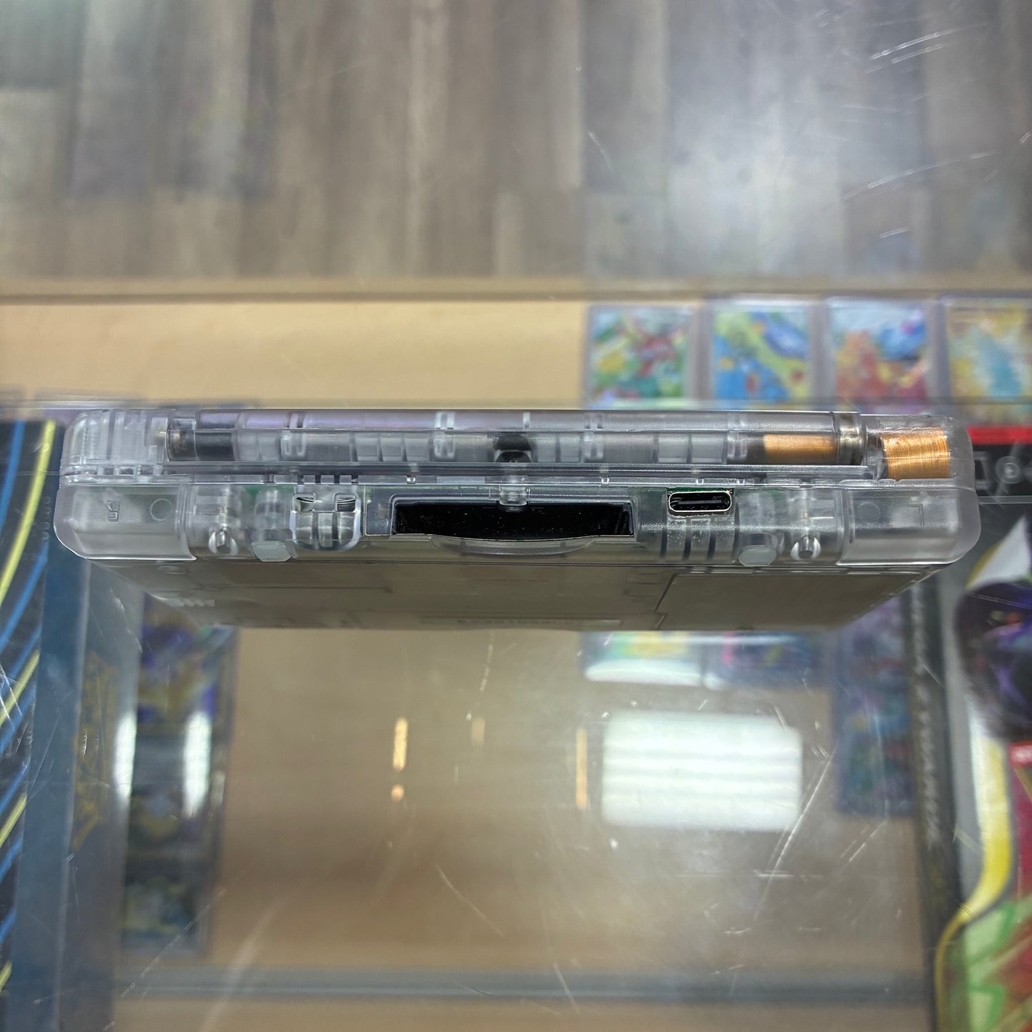 Nintendo DS Lite Handheld System (Transparent) w/ USB-C Charging Port