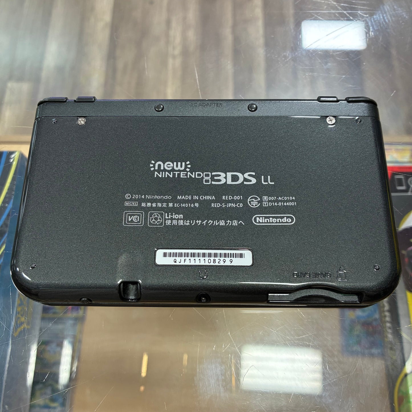 (299)(IPS Top Screen) New Nintendo 3DS XL Handheld System (Black) w/ Charger (Region Free)(JAPANESE TO US)