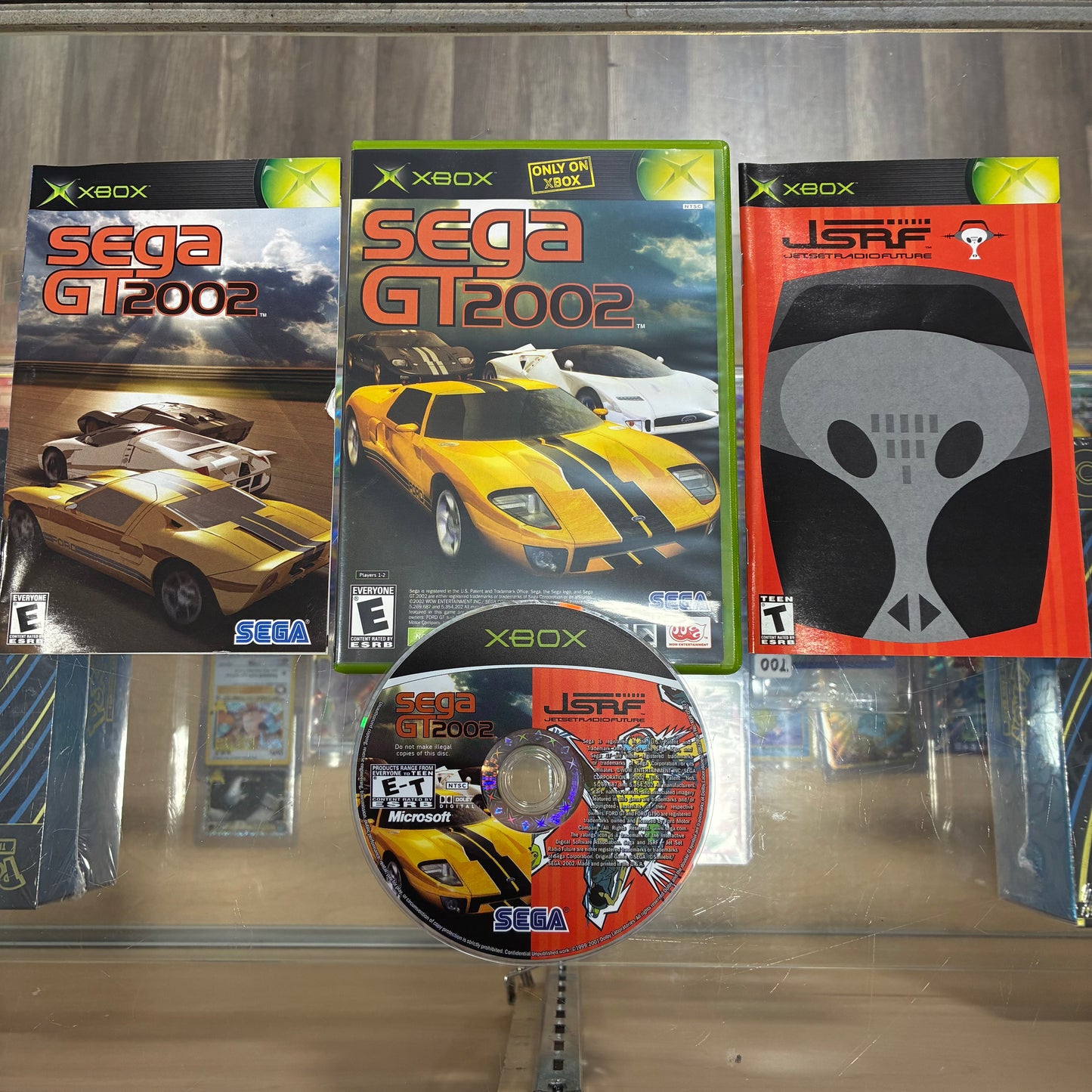 Sega GT 2002 & JSRF JetSet Radio Future Xbox