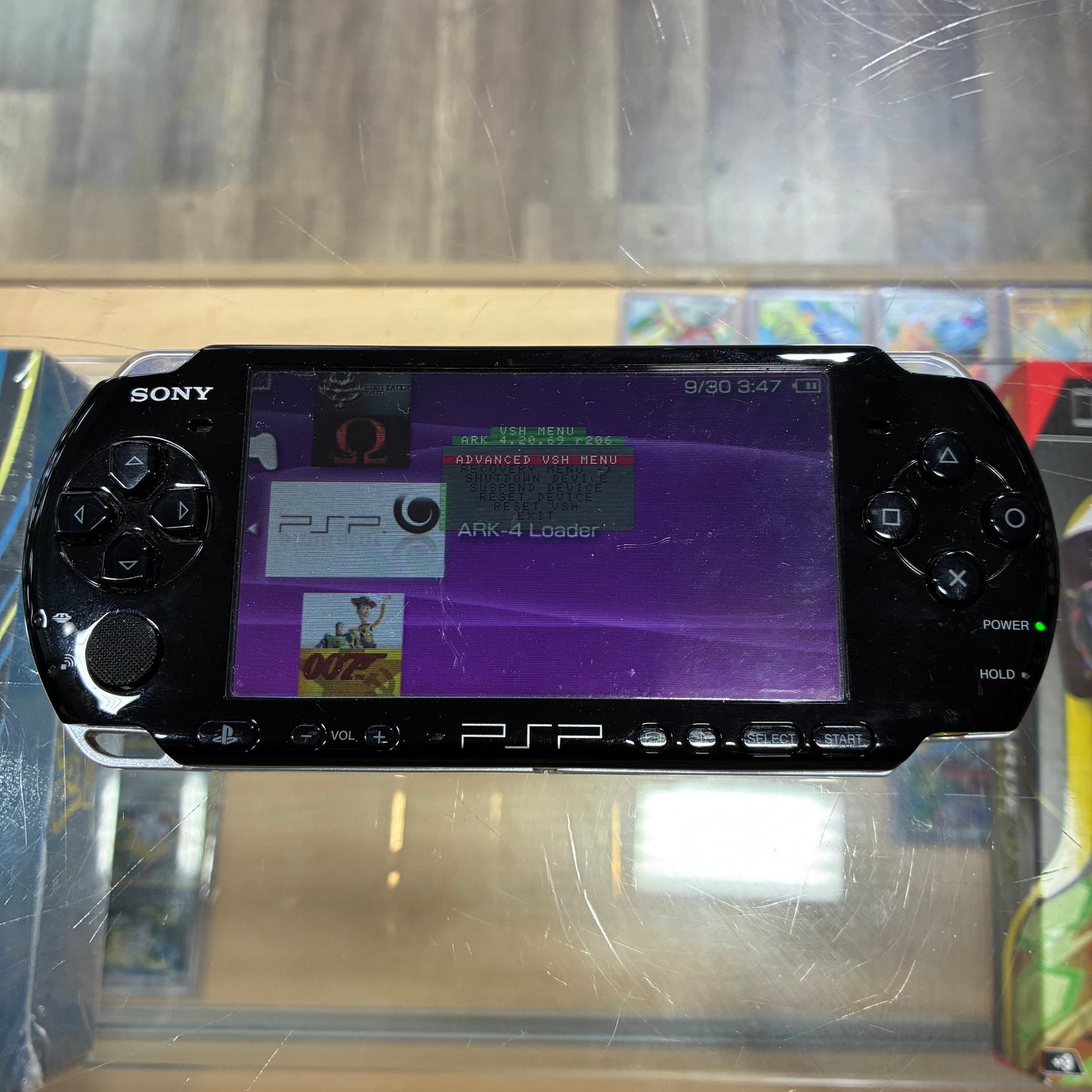PSP 3000 Handheld System (Black) w/ Digital Games, Charger & Screen Protector
