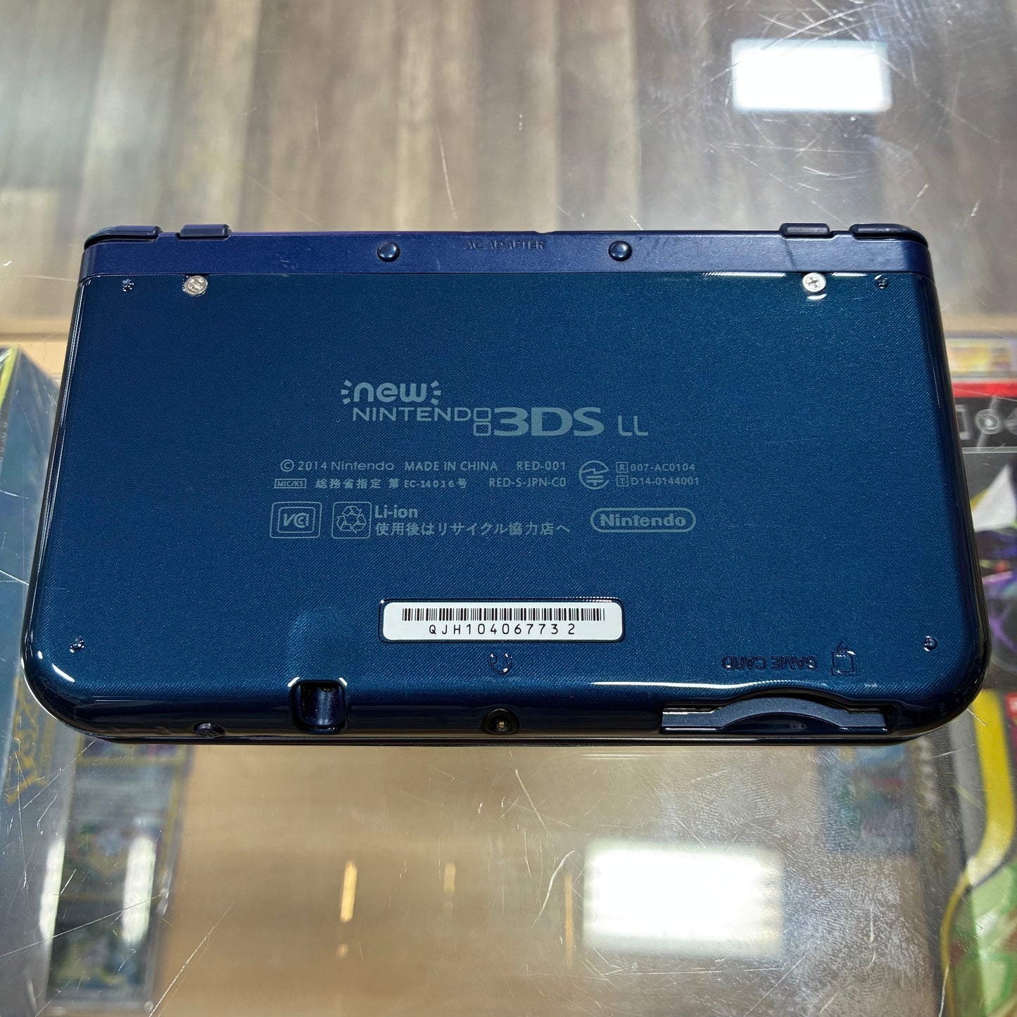 (732)(IPS Top Screen) New Nintendo 3DS XL Handheld System (Blue) w/ Charger (Region Free)(JAPANESE TO US)