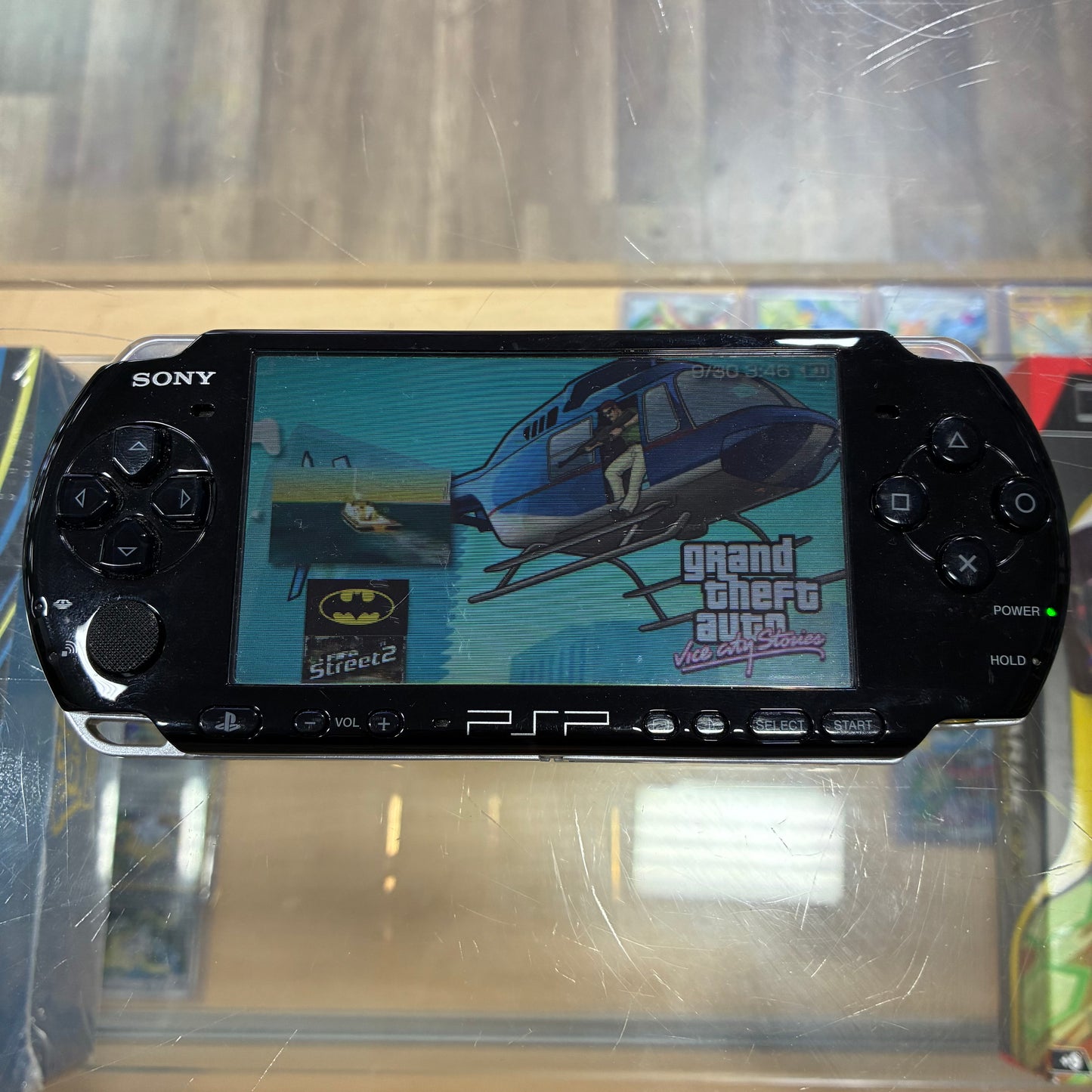 PSP 3000 Handheld System (Black) w/ Digital Games, Charger & Screen Protector