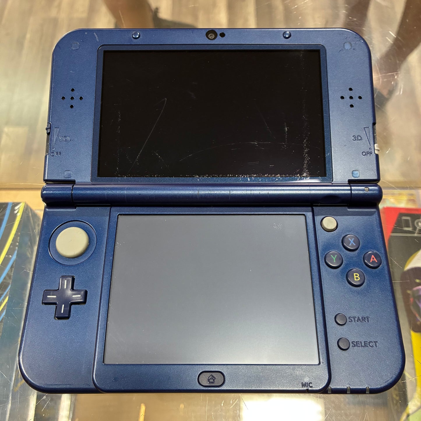 (059) New Nintendo 3DS XL Handheld System (Blue) w/ Charger (Region Free)(JAPANESE TO US)