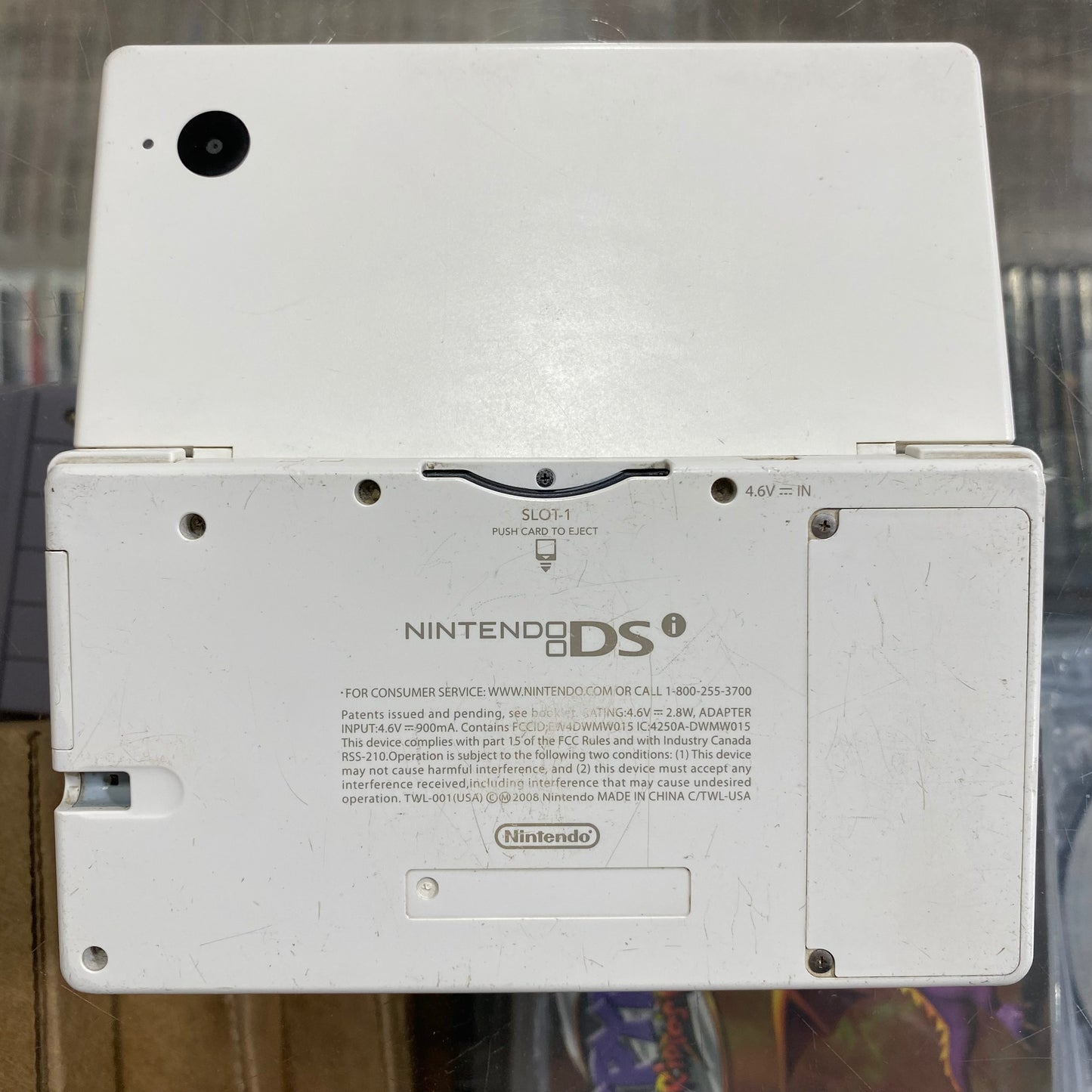 White Nintendo DSi With Charger (no stylus)