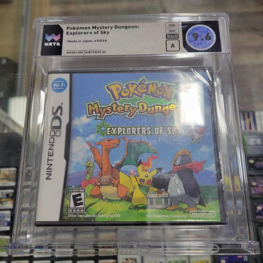 Pokémon Mystery Dungeon Explorers of the Sky Nintendo DS New WATA 9.6 A Seal