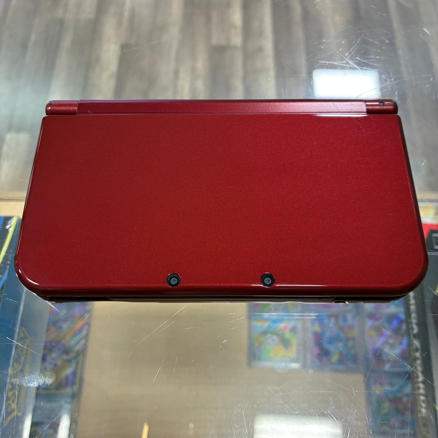 (587) New Nintendo 3DS XL Handheld System (Red) w/ Charger (Region Free)(JAPANESE TO US)