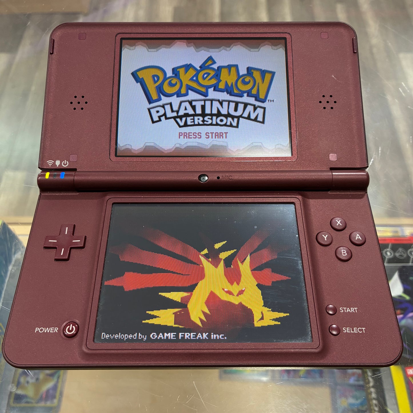 Nintendo DSi XL Handheld System (Burgundy) w/ Digital Games & Charger