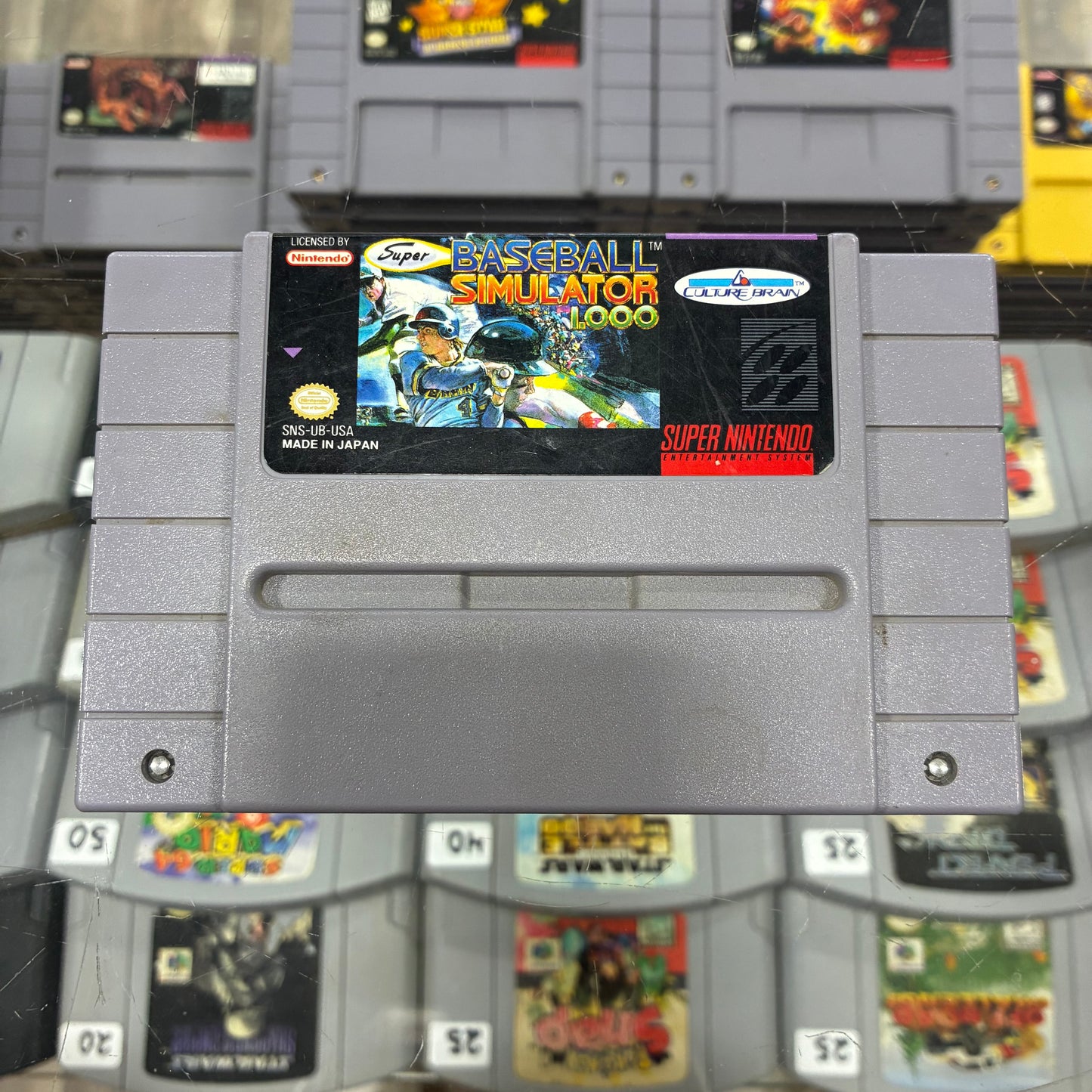 Super Baseball Simulator 1.000 Super Nintendo