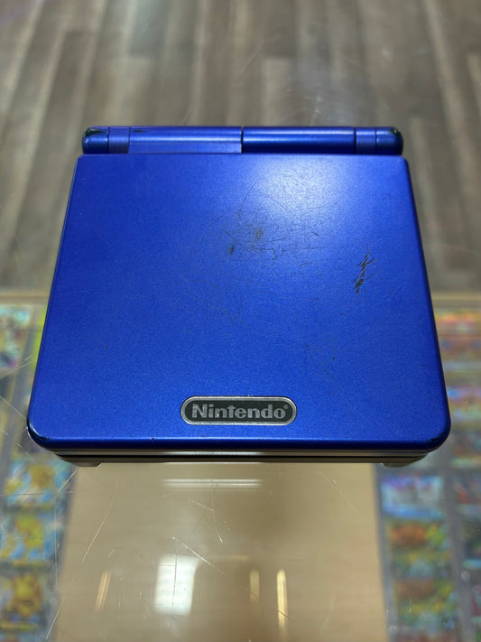 Nintendo GameBoy Advance SP Handheld System (Blue) w/ Charger Model 001