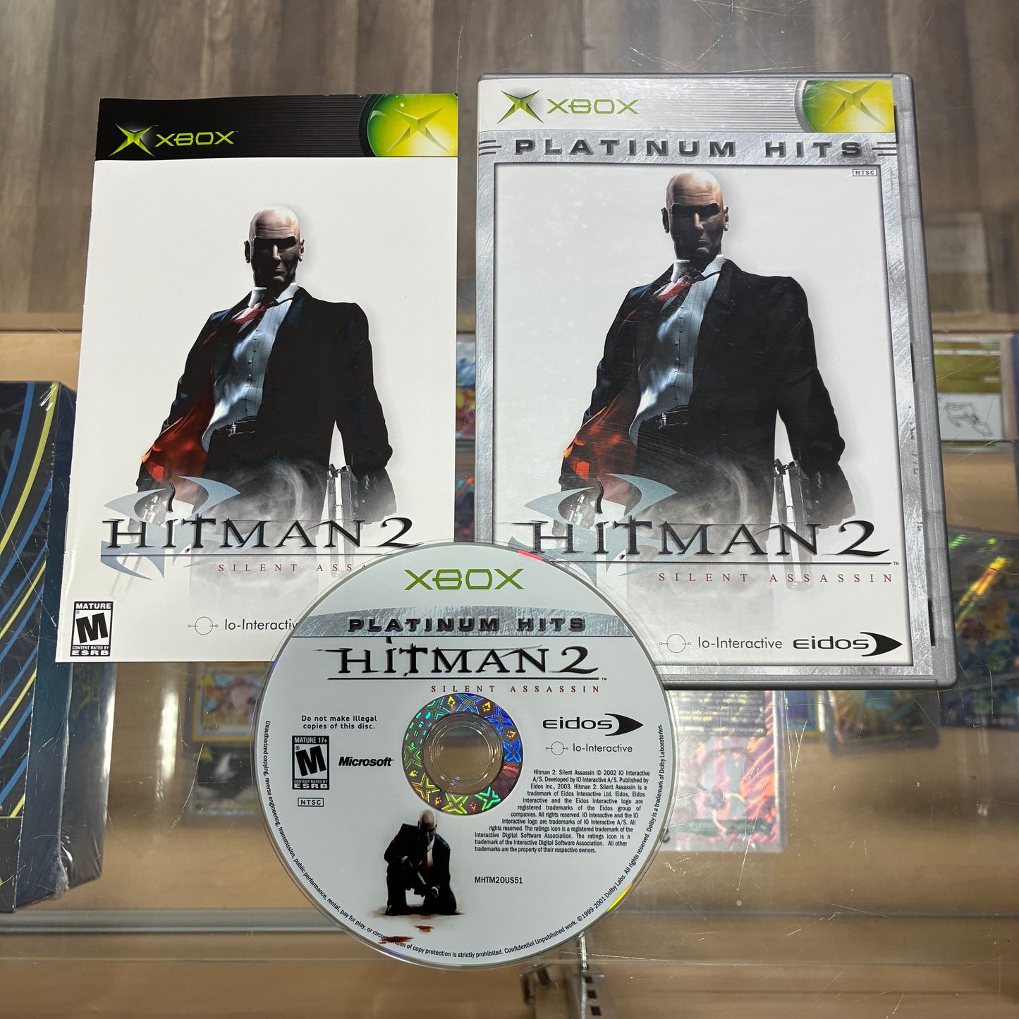 Hitman 2 Silent Assassin Platinum Hits Xbox
