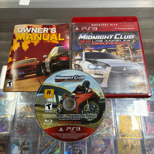 Midnight Club Los Angeles Complete Edition Greatest Hits PlayStation 3