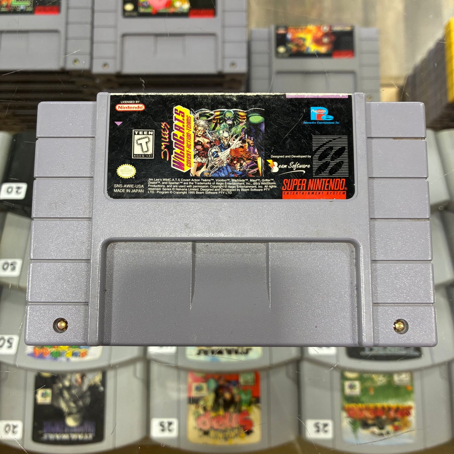 Jim Lee’s Wildcats Covert Action Teams Super Nintendo