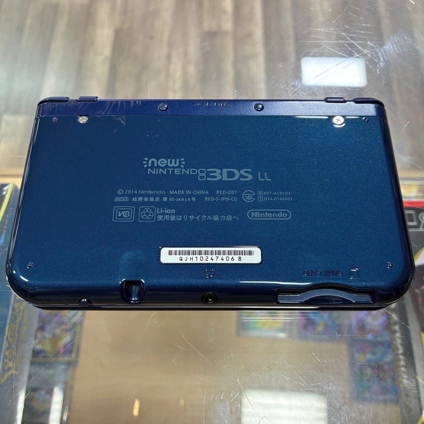 (068) New Nintendo 3DS XL Handheld System (Blue) w/ Charger (Region Free)(JAPANESE TO US)