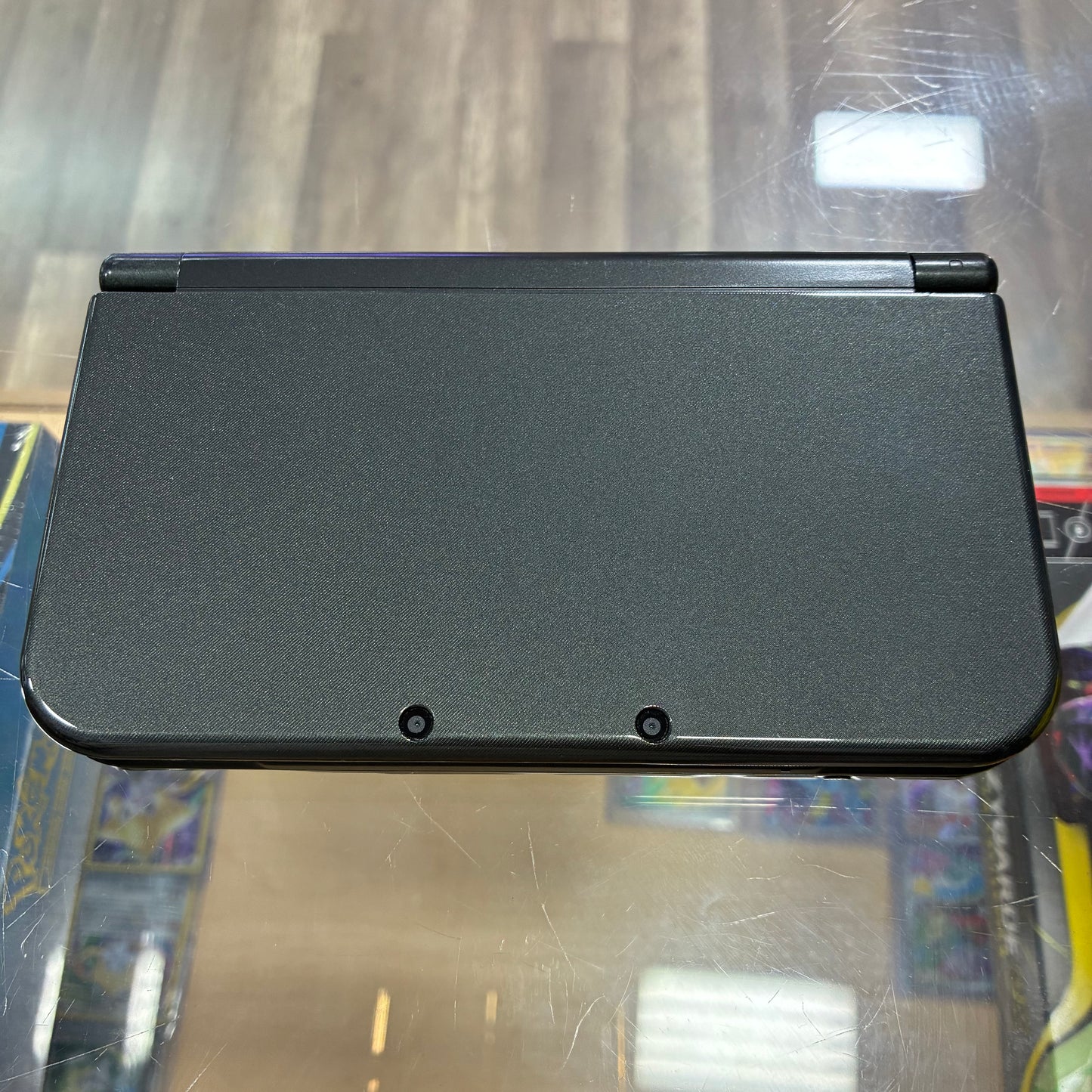 (192)(IPS Top Screen) New Nintendo 3DS XL Handheld System (Black) w/ Charger (Region Free)(JAPANESE TO US)
