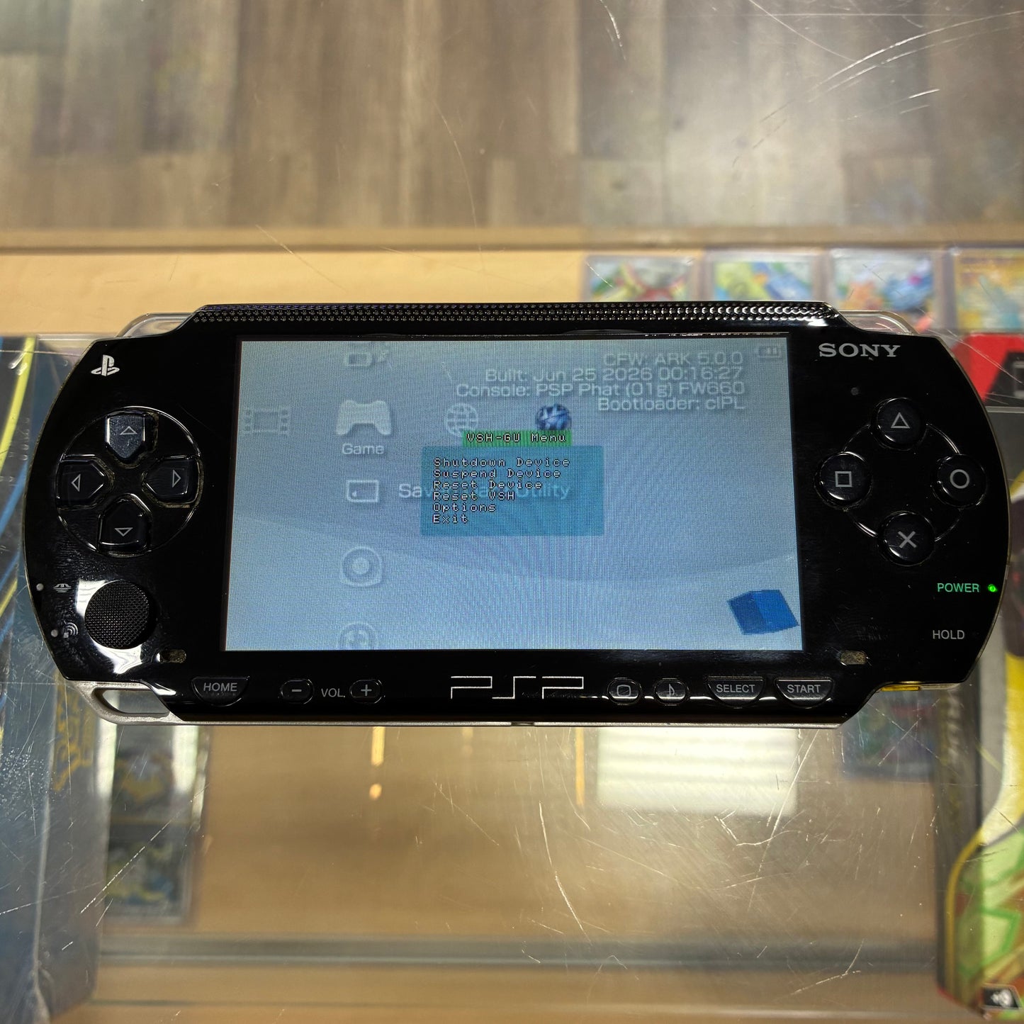 PSP 1000 Handheld System (Black) w/ Digital Games & Charger