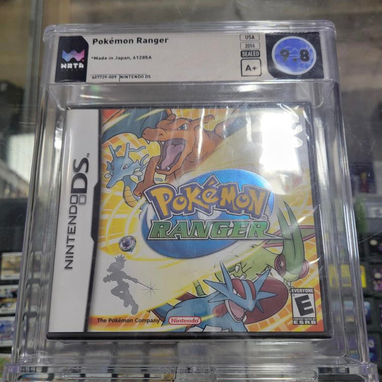 Pokemon Ranger Nintendo DS New WATA 9.8 A+ Seal – buttondelight
