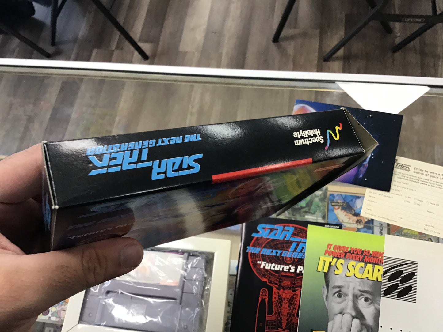 Star Trek The Next Generation CIB with Reg Card and Poster Super Nintendo