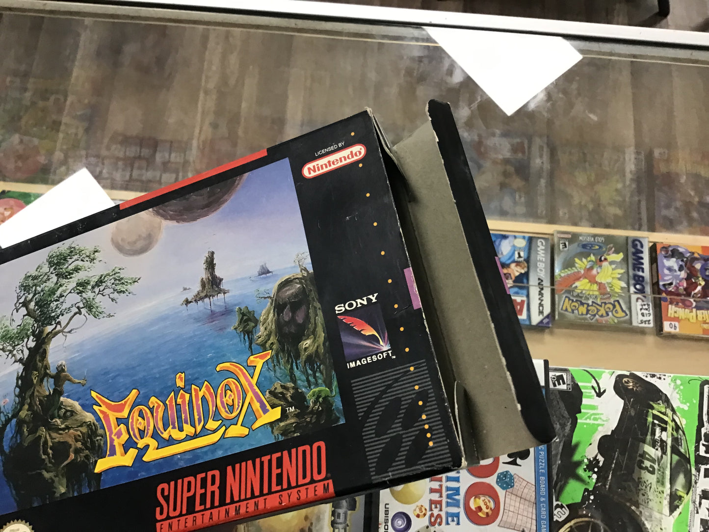 Equinox with Manual and Poster Super Nintendo