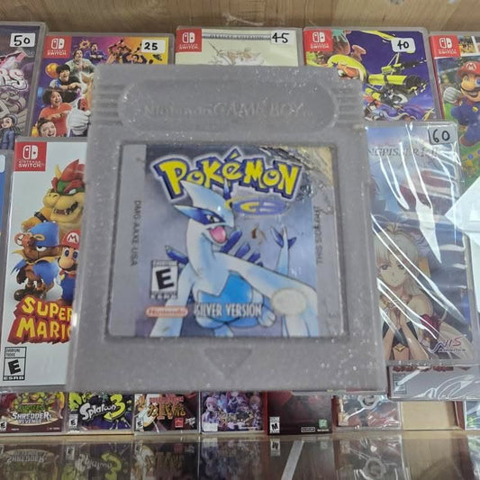 Pokémon Silver Gameboy Color Authentic New Battery Saves