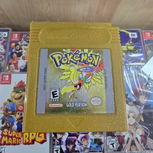 Pokémon Gold Gameboy Color Authentic New Battery