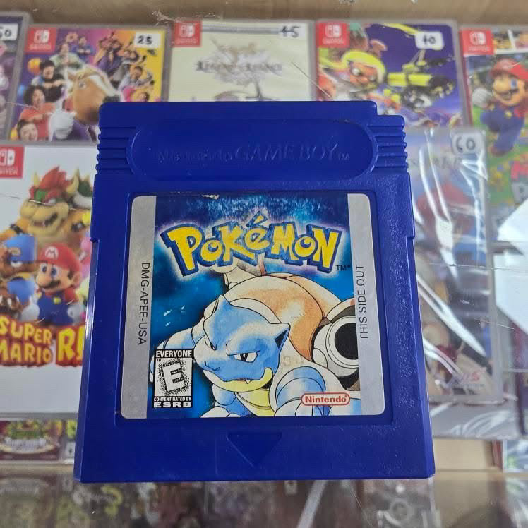 Pokémon Blue Gameboy Authentic New Battery Saves