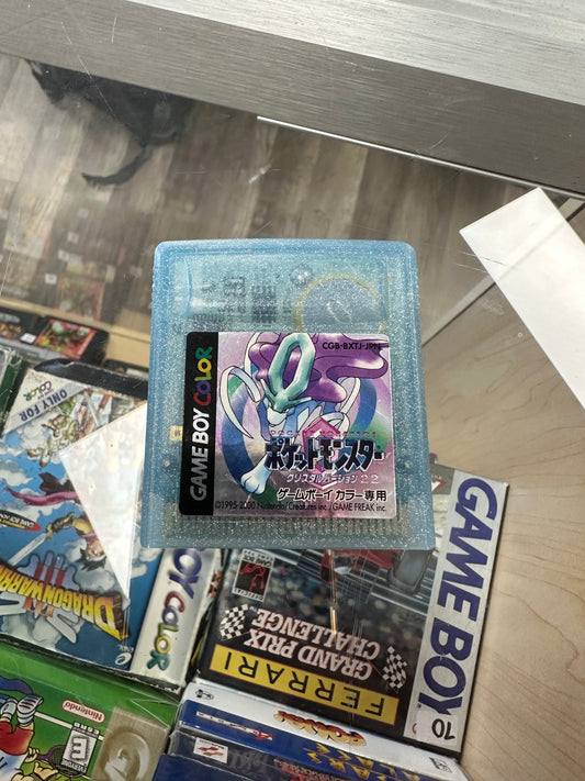Pokémon Crystal Nintendo Gameboy Color Japanese New Battery Saves