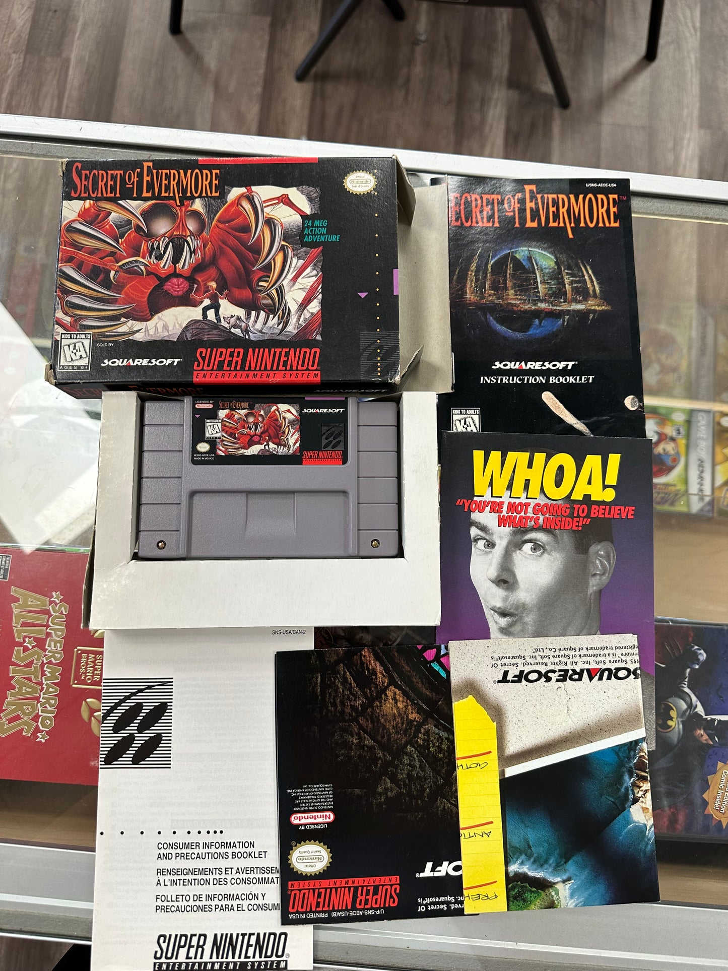 Secret of Evermore Super Nintendo CIB