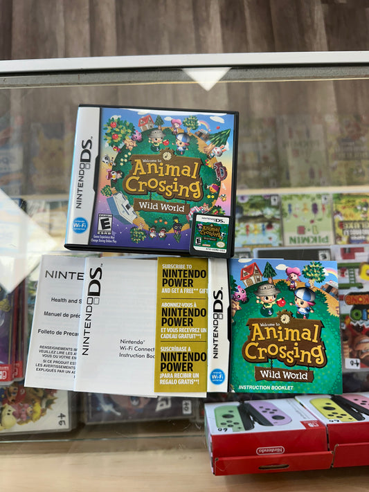 Animal Crossing Wild World Nintendo DS CIB