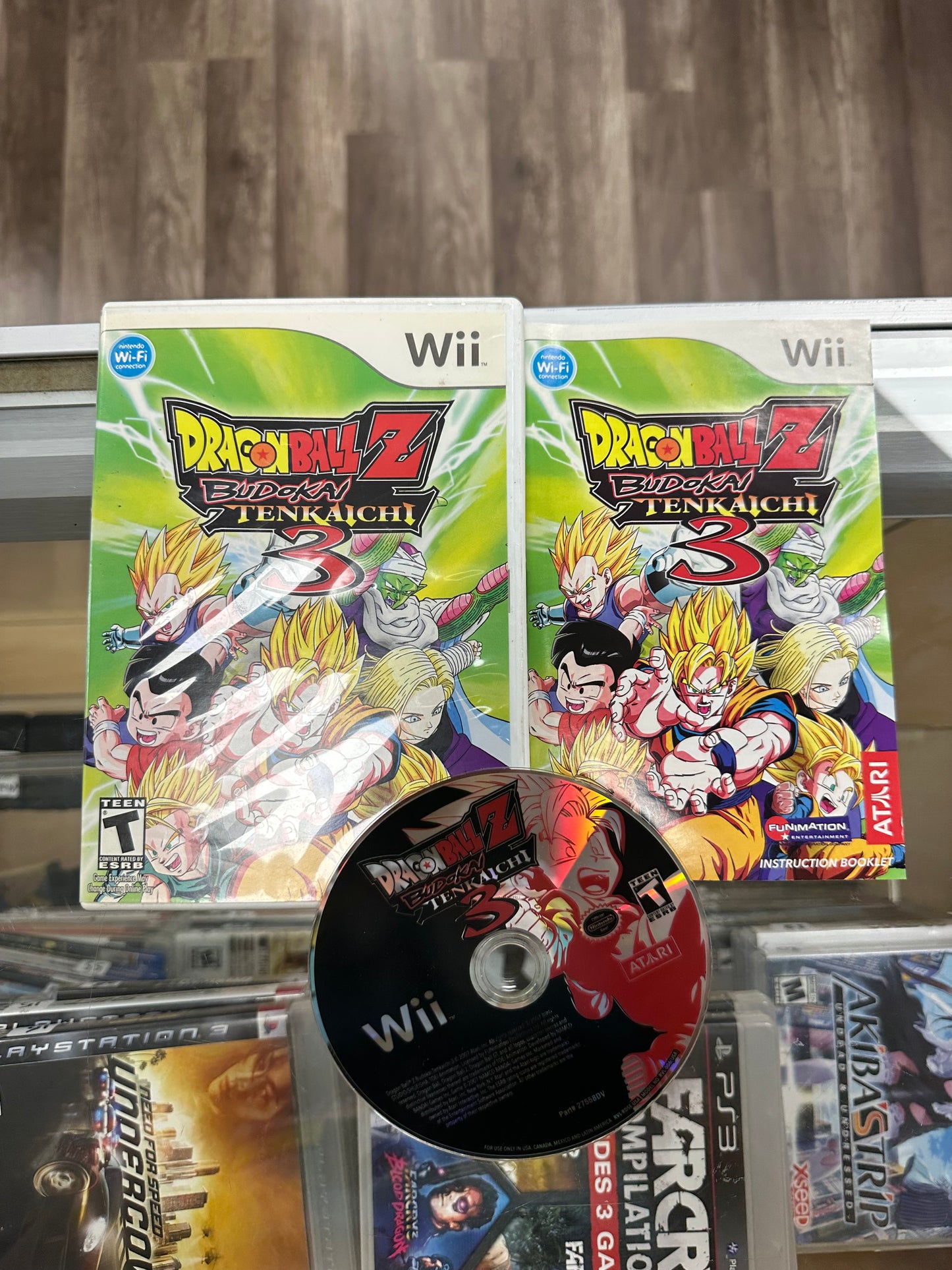 Dragon Ball Z Budokai Tenkaichi 3 for Nintendo Wii 2007 Atari