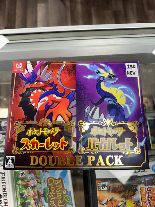 Pokémon Scarlet and Violet Nintendo Switch Double Pack Japanese