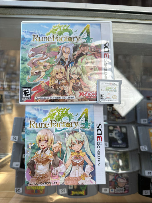 Rune Factory 4 Nintendo 3DS