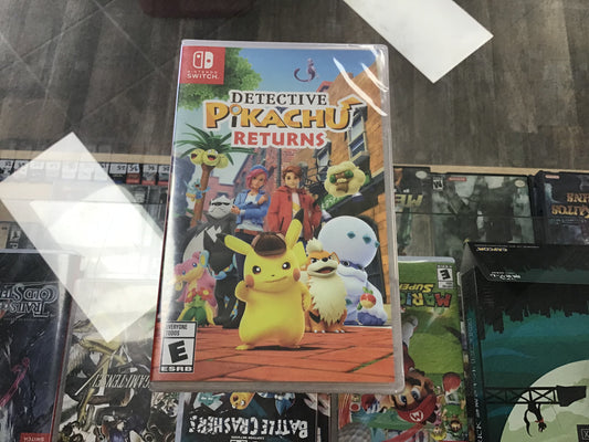 Detective Pikachu Returns Sealed Nintendo Switch