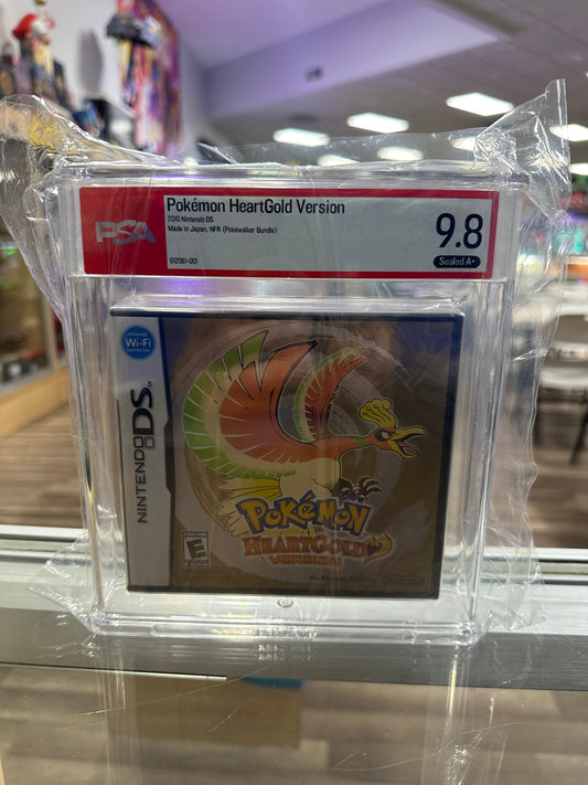 Pokemon HeartGold Version Sealed Graded PSA 9.8 A+