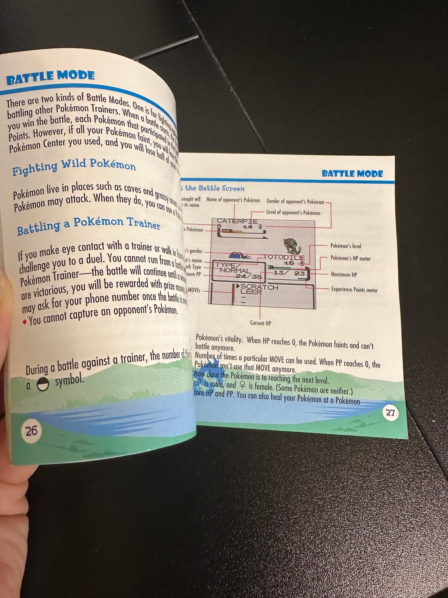 Pokémon Crystal Manual Only