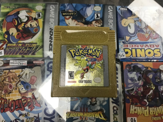 Pokémon Gold New Battery Saves Nintendo Gameboy Color