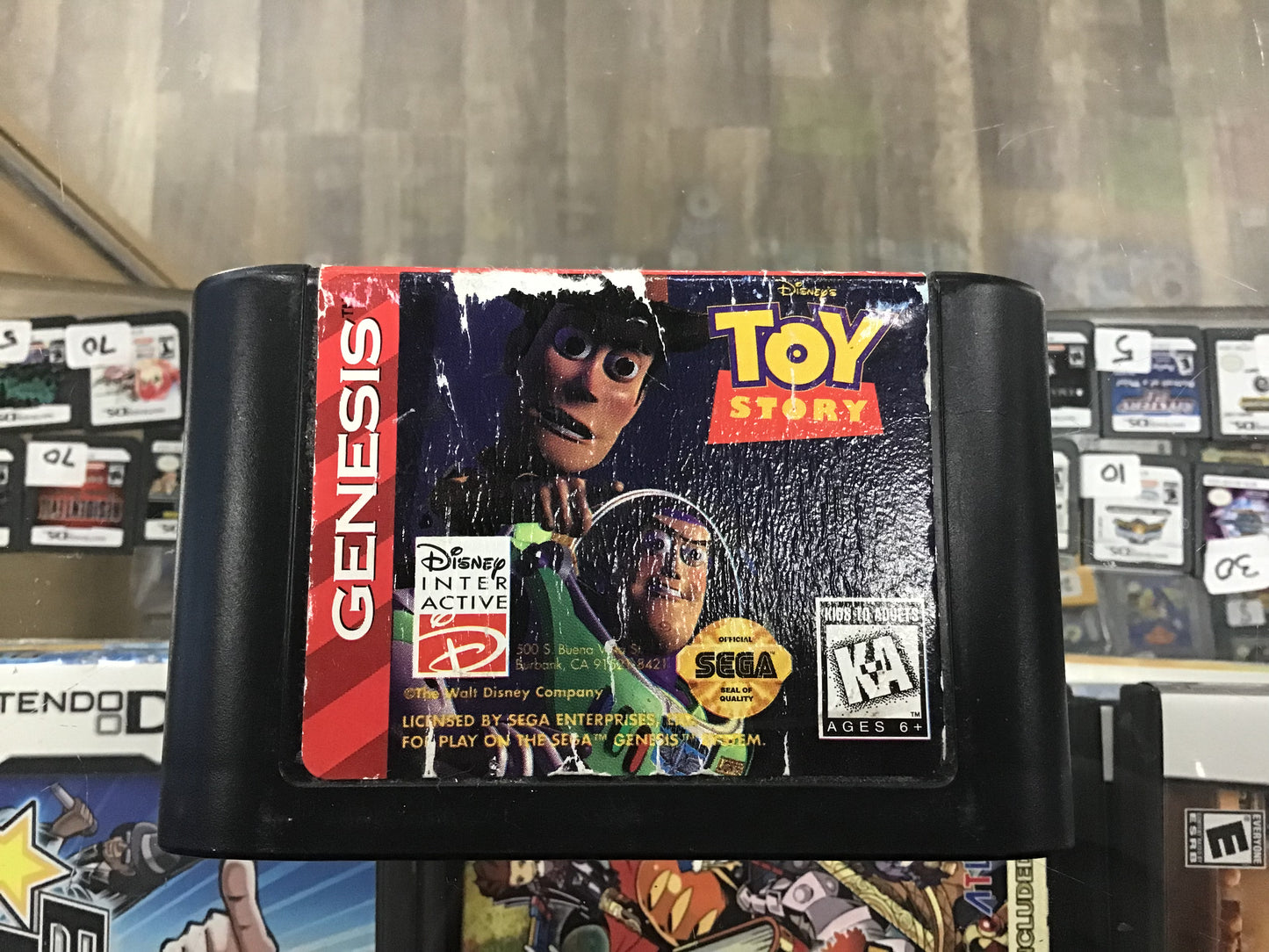 Toy Story (rough label) Sega Genesis