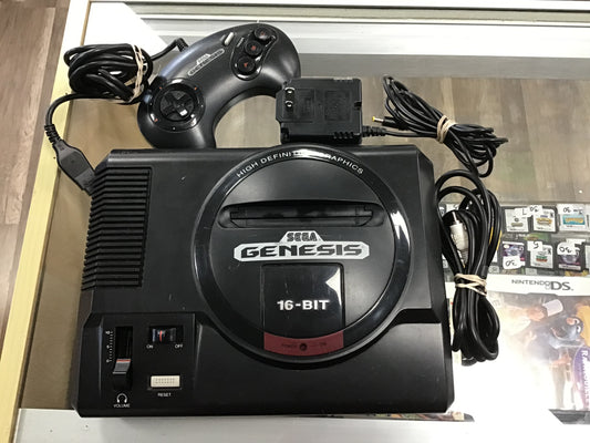 Sega genesis Model 1 High definition System with wires and one controller