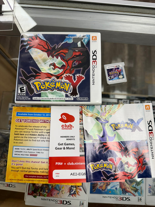 Pokémon Y Nintendo 3DS CIB