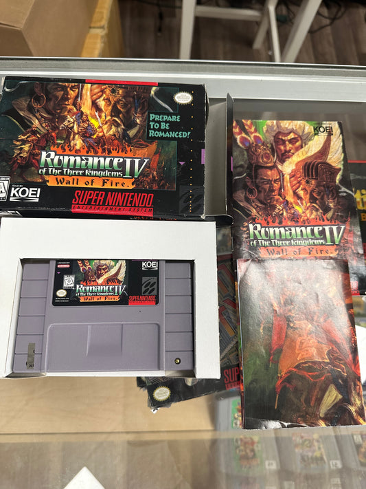 Romance of the Three Kingdoms IV Wall of Fire Super Nintendo