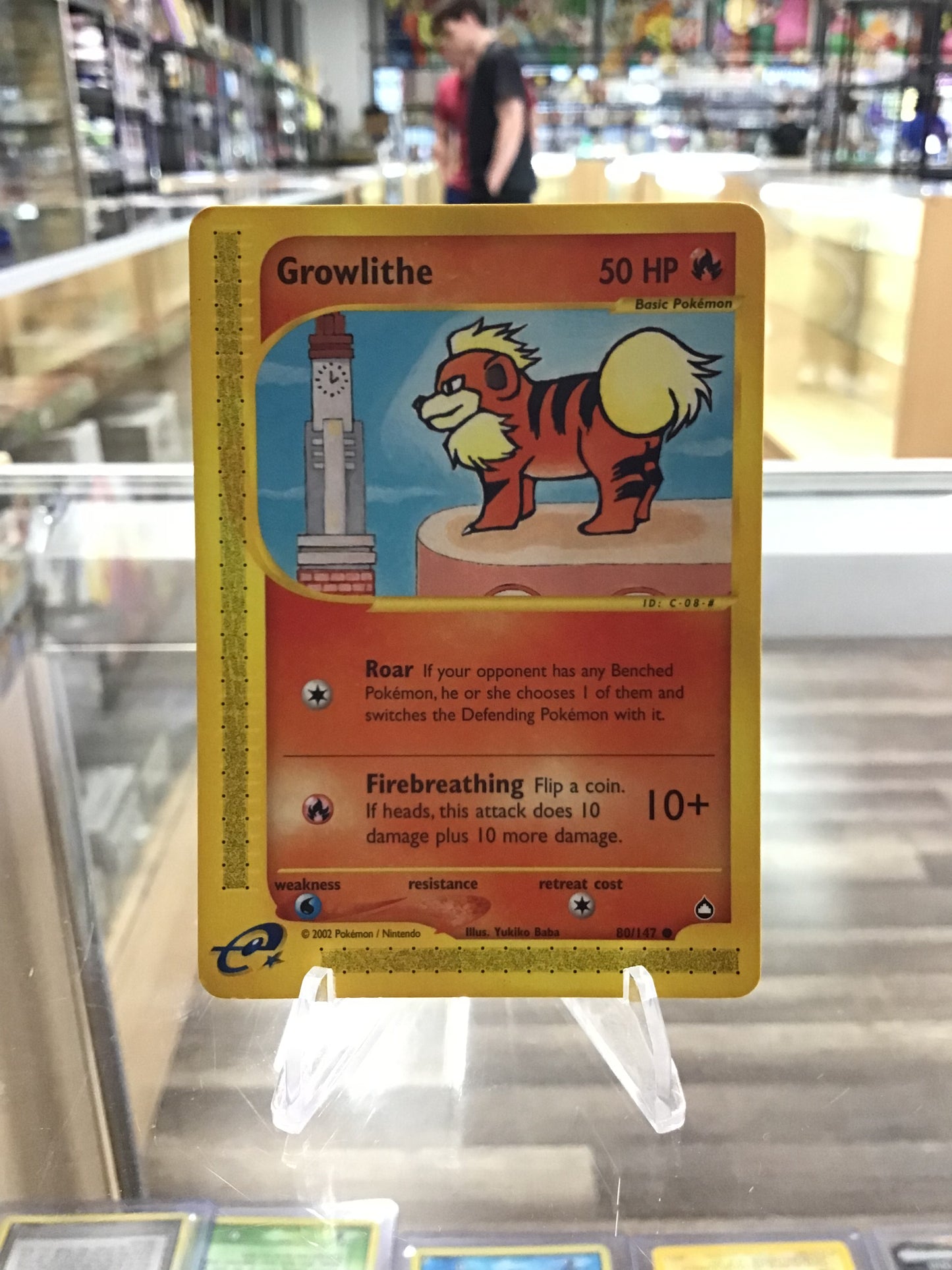 (LP) Growlithe (80) Aquapolis