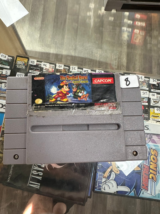 The Magical Quest Starring Mickey Mouse Super Nintendo