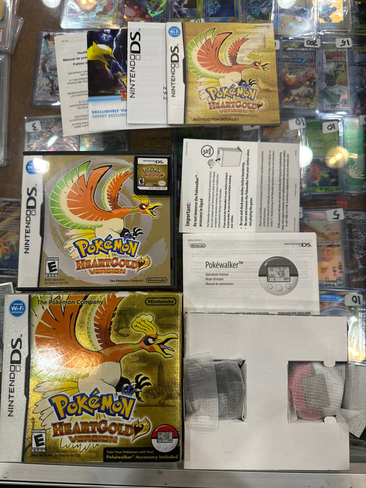 Pokémon Heartgold Nintendo DS Authentic (Game and Pokewalker Bundle)