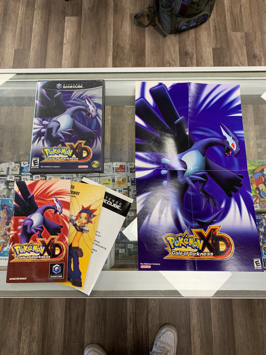 Pokémon Gale of Darkness XD for Nintendo GameCube with Poster