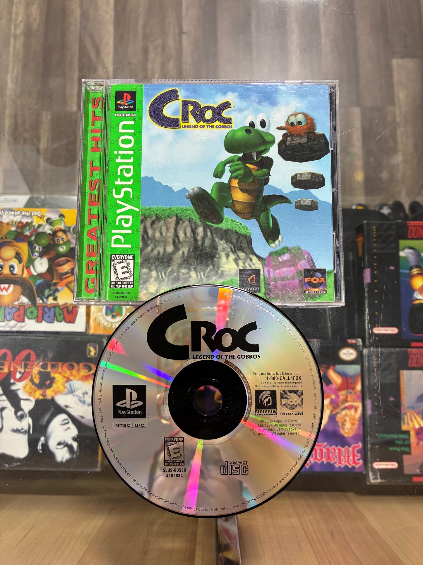 Croc Legend of the Gobbos Greatest Hits PlayStation 1