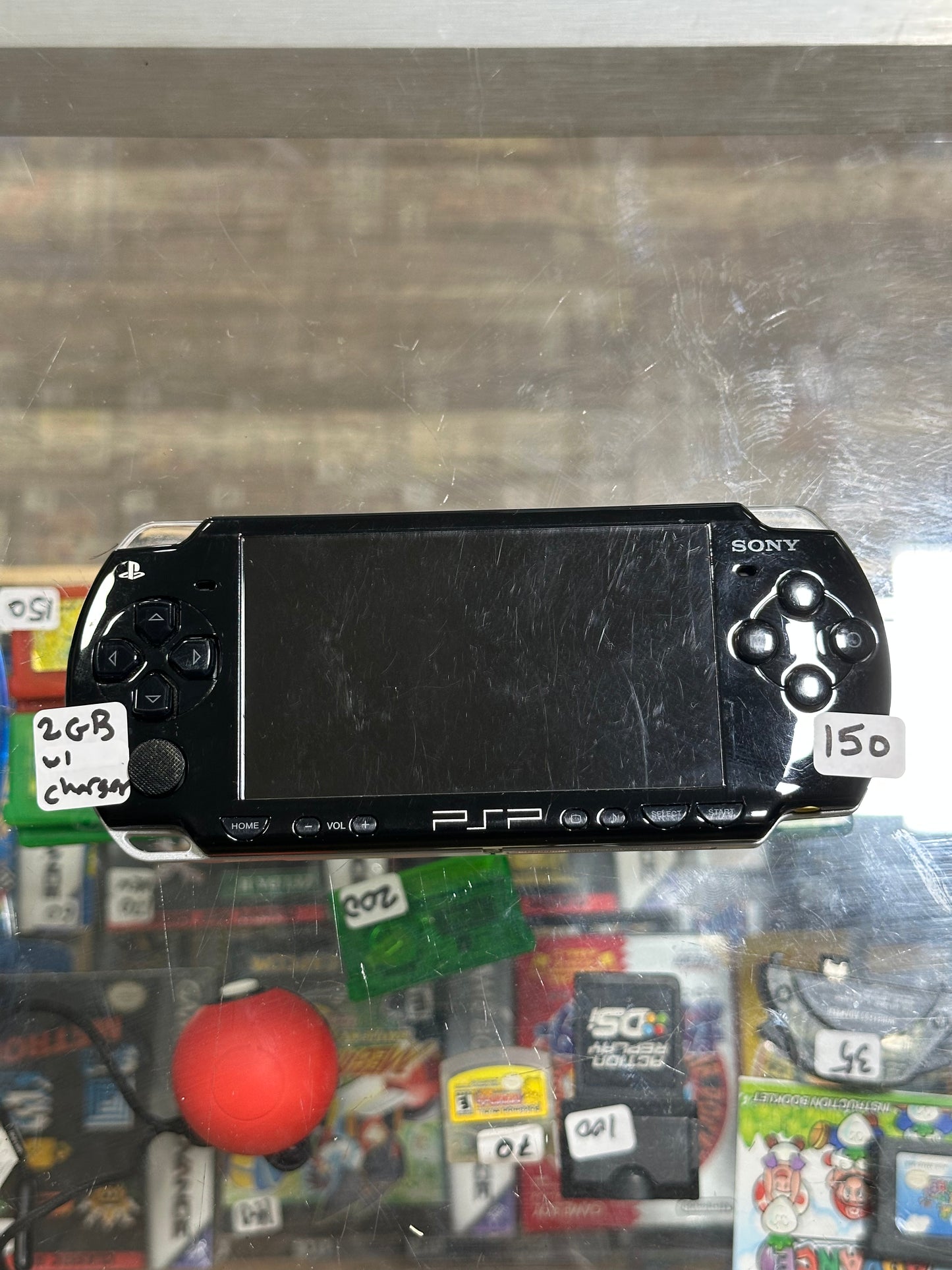 PSP 3000 with Charger and 2GB Memory Stick